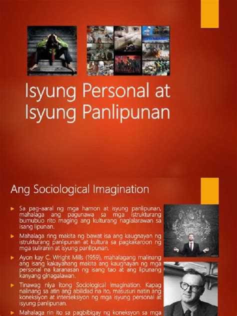 isyung personal at isyung panlipunan|AP 10 WEEK 1 : ARALIN 2 ISYUNG PERSONAL AT .